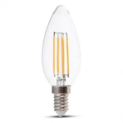 V-TAC Bec E14 Cu Filament Led Dimabil 4w 3000k