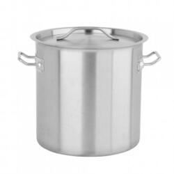 TOYA Oala inalta cu capac, uz profesional Yato Gastro capacitate 17 l, 28x28 cm, Inox alimentar