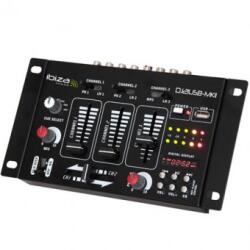 Ibiza Sound Mixer Usb Cu Display Digital