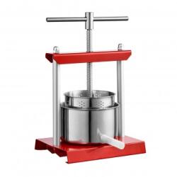 VivaTechnix Presa manuala pentru struguri, citrice, vinete Vivatechnix Inox, capacitate 5.5 l, diametru cos 22 cm