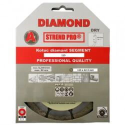 Strend Pro Disc diamantat pentru gresie Strend Pro Segment, 115 mm, taiere uscata, profesional Disc de taiere