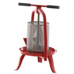 Agrieuro Presa manuala pentru fructe si legume Agrieuro V20, capacitate 9 l, cuva perforata Inox