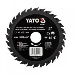 TOYA Disc circular raspel depresat, Yato, 125x5x22.2mm