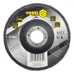 TOYA Disc abraziv 125x22.2mm, P80, Vorel 07986