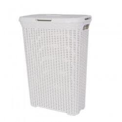 Curver Cos de rufe, cu capac, din plastic, Curver Style 40L, crem