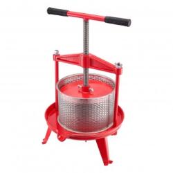 VivaTechnix Presa manuala pentru struguri si fructe moi, Capacitate 9 l, Inox/Fonta, 405x705 mm