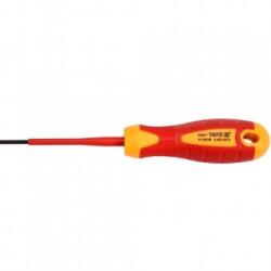 TOYA Surubelnita dreapta 2.5 mm, Yato, izolata 1000 V, lungime 75 mm Surubelnita