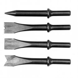 TOYA Set 4 dalti pentru ciocan pneumatic, lungime 120 mm, Yato