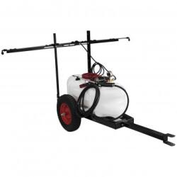 VivaTechnix Pulverizator profesional cu remorca, Vivatechnix capacitate 60 l, Pompa 12V, 5.5 bar, 2.1 l/min Pulverizator