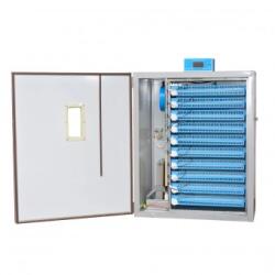  Incubator profesional cu intoarcere automata, termometru si invertor, 1000 oua, Termohigrometru, Inox