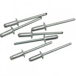 TOYA Set 50 pop nituri din aluminiu, Vorel 70510, lungime 19 mm, diametru 4.8 mm