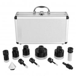 VivaTechnix Set 11 carote diamantate pentru gresie, marmura, 6/8/10/25/35/38/50/65 mm, umed sau uscat, cutie depozitare