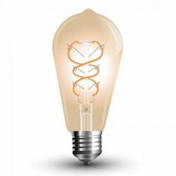 V-TAC Bec Led St64 E27 5w Cu Filament, Reglabil 2200k Alb Cald
