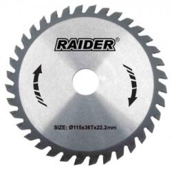 Raider Disc circular pentru lemn, 185mm, 60T, Raider