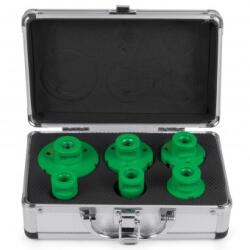 VivaTechnix Set 6 carote diamantate pentru gresie, granit, marmura, Vevor M14, diametre 20/35/38/43/50/60mm