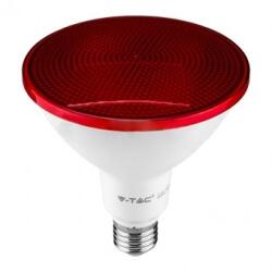 V-TAC Bec Led Par38 E27 17w Ip65 - Rosu