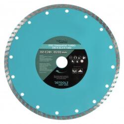  Disc diamantat turbo 230x25.4x7mm Disc de taiere