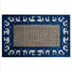 Strend Pro Covoras intrare, model ornamental, Strend Pro MagicHome RBP 156, 45x75cm, cauciuc/panama, albastru Pres