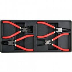 TOYA Set 4 clesti seger 180mm, Cr-V, Yato, pentru dulapuri scule Cleste