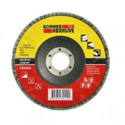 Könner & Söhnen Disc lamelar frontal otel inox, Konner 115x22 mm, P120