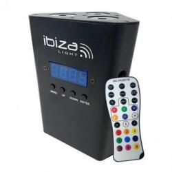 Ibiza Light Proiector Led Portabil Rgbw 4wx3 Cu Acumulator 4000ma Si Dmx