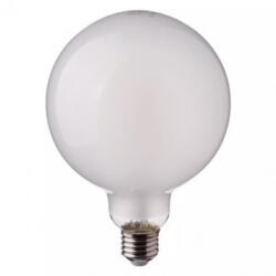 V-TAC Bec Led G125 E27 7w Cu Filament 6400k Alb Rece Sticla Mata