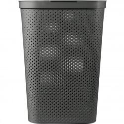 Curver Cos rufe, Curver Infinity Recycled 60L, Negru, 44x60x35 cm