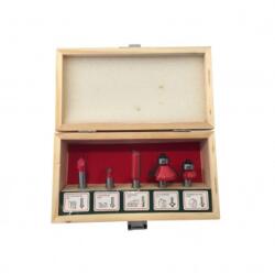 Raider Set freze profilate pentru lemn 5 buc. , ax 8mm, Raider