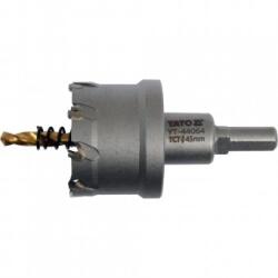 TOYA Carota TCT pentru metal, diametru 45 mm, hex 3/8, lungime 103 mm Burghiu