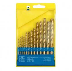 TOYA Set 13 burghie pentru metal Sthor 22310, HSS - Titan, dimensiuni 2-8mm Burghiu