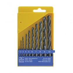 Strend Pro Set burghie pentru metal Strend Pro FD126, 10 buc, 1-10 mm, HSS Burghiu