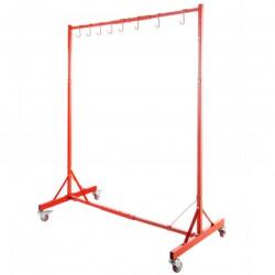 VivaTechnix Suport reglabil pentru vopsit, Vivatechnix 173 x 69 x 153 cm, 8 carlige