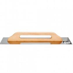 TOYA Gletiera inox maner lemn, 530x128 mm