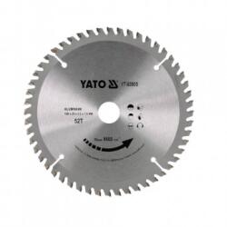 TOYA Disc fierastrau circular pentru aluminiu, dimensiune 350x30x3 mm, 100 dinti, Yato