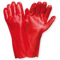  Manusi protectie antichimica cat II "Vinyl Red" 35cm