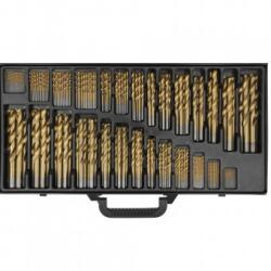 TOYA Set burghie titanate pentru metal in trusa 1-13mm, 300 buc Burghiu