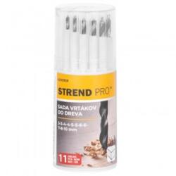 Strend Pro Set 11 burghie pentru lemn Strend Pro Premium HSS, 13.3x5.4x5.4 cm, diametru 3-10 mm Burghiu