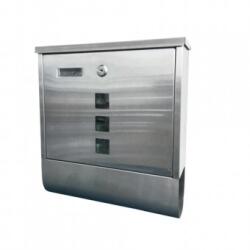 Strend Pro Cutie postala din inox Strend Pro GL-21, gri, 340x310x100 mm, suport de ziar