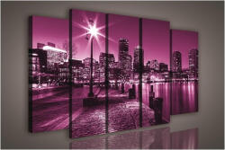 Consalnet Vászonkép, 5 darabos Boston 150x100 cm méretben (C5-1104S12)