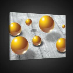 Consalnet Vászonkép, Sárga gömbök 100x75 cm méretben (C5-2420O1)