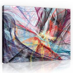 Consalnet Vászonkép, Játék a színekkel, 100x75 cm méretben (C5-10005O1)