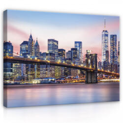Consalnet Vászonkép, Brooklyn Bridge, 80x60 cm méretben (C5-13807O6)