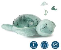 Cloud b Baba zenélő plüss Tranquil projektoros éjjeli fénnyel - Teknős (CLTT-9001-GR) (CLTT-9001-GR)