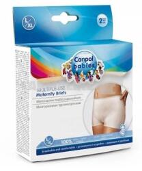 Canpol babies 2 db újrafelhasználható szülés utáni bugyi készlet terhes nők számára L/XL Canpol Babies 73/022, fehér L INTL (73/022)