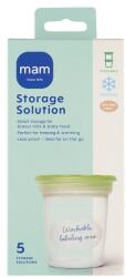 MAM tároló pohár anyatejhez és bébiételhez 5 db - bevasarlas