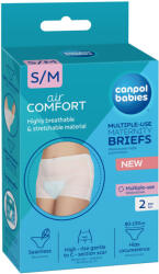 Canpol Babies Elasztikus mosható kismama bugyi - S/M méret (2 db) - pindurka