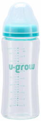 U-GROW Biberon de sticla 260 ml+2 tetine extra (UG0-06BS260) - pcone