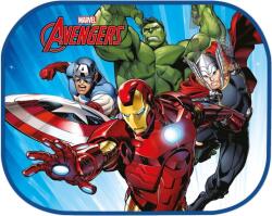 TataWay in viaggio si cresce TataWay - Copertina laterala Marvel Avengers | Perdele auto cu protectie UV 44 x 35 cm | Supereroii Iron Man, Thor, Hulk, Captain America | Accesoriu cu ventuza, poliester (Tendine laterali auto aveng