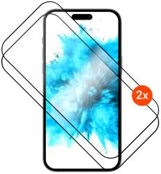 FIXED 2.5D Full Cover Tempered Glass iPhone Air negru 2buc (FIXGFADA-1601-BK)