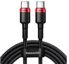 Baseus CAFULE adatkábel (Type-C - Type-C, 100W, PD gyorstöltő 3.0, 200cm, cipőfűző) PIROSCATKLF-AL91 (99626)